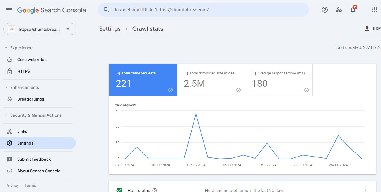 
Can You See Crawler Activities in Google Search Console?